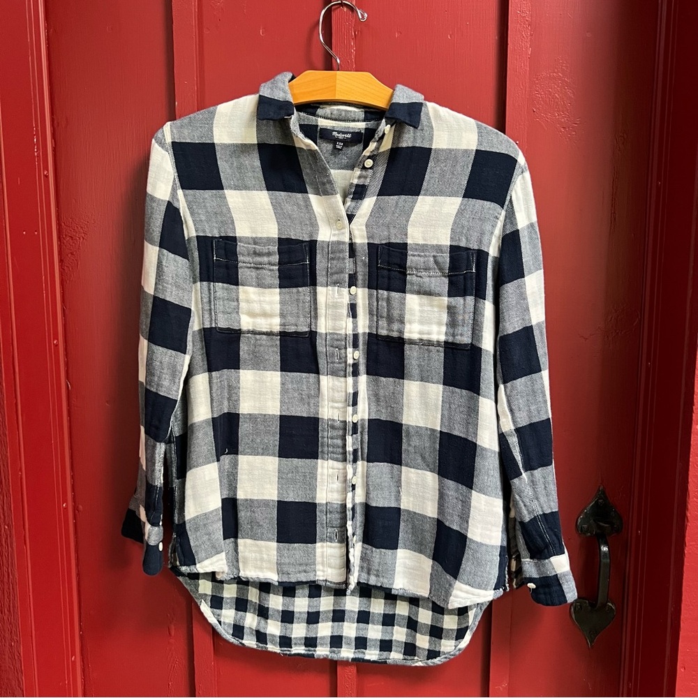 Madewell Monochrome Checkered Shirt